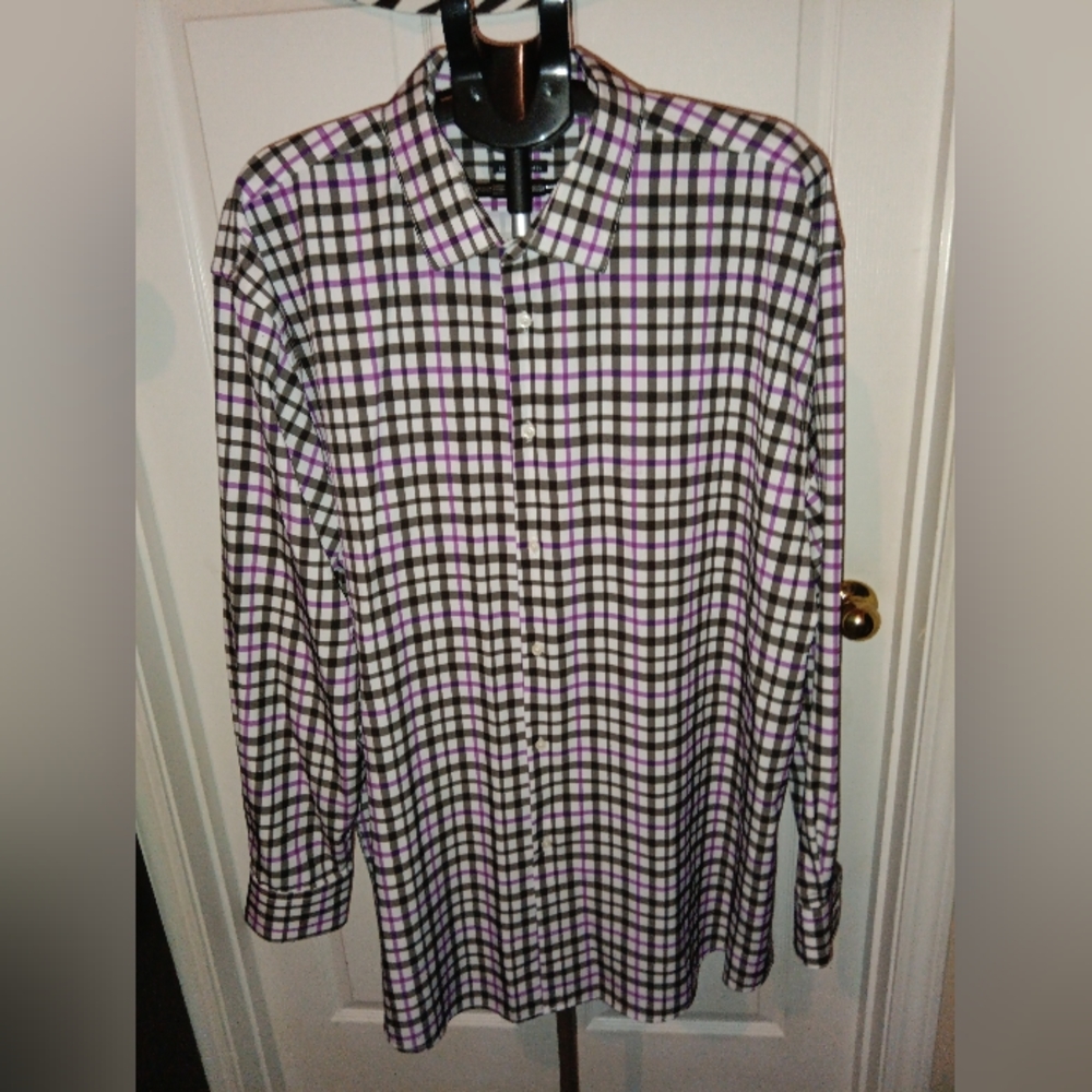 Shaquille O'Neal XLG Big/Tall Men Big Fit dress collar neck shirt